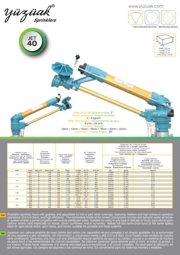 WhatsApp Image 2026-09-09 at 7.17.34 AM (6) YUZUAK JET 40 Irrigation Sprinkler | High-Performance Gear Drive